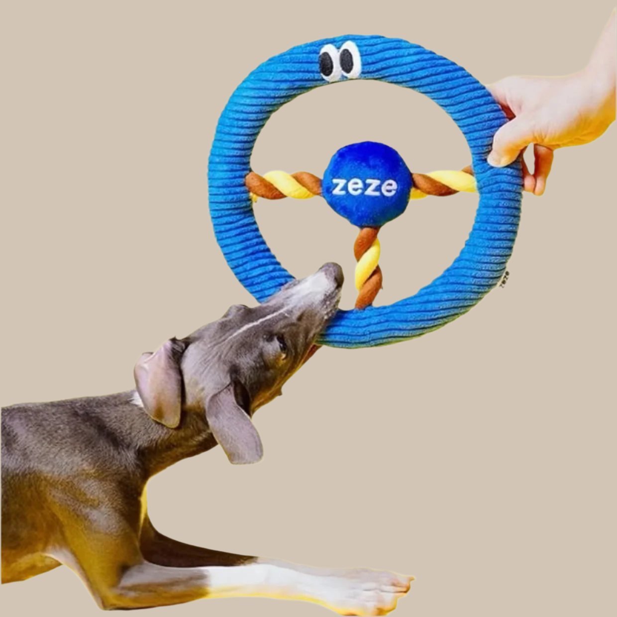 ZeZe- Steering Wheel Rope Toy