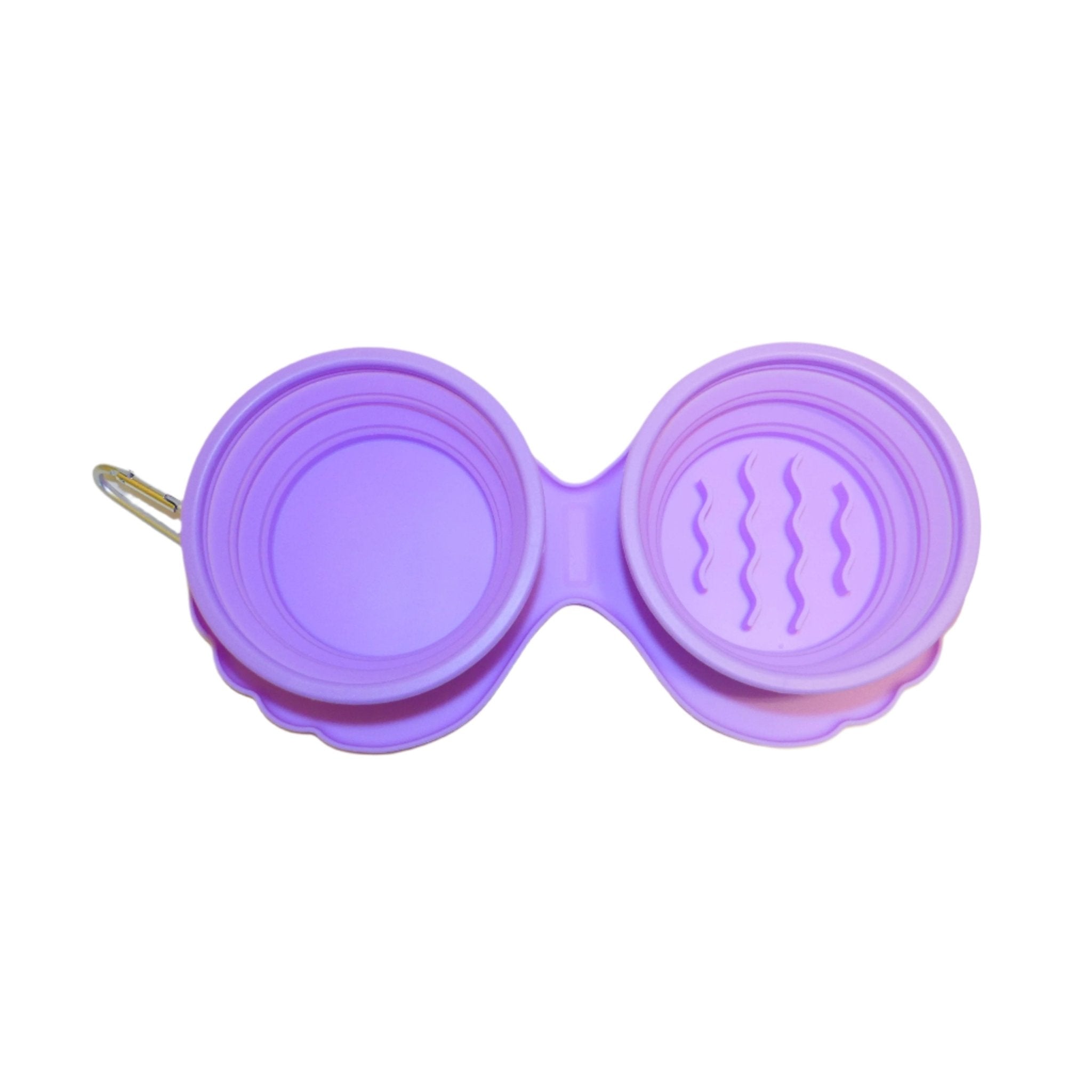 ZeZe- Pet Dual Collapsible Bowl (Shell🐚)